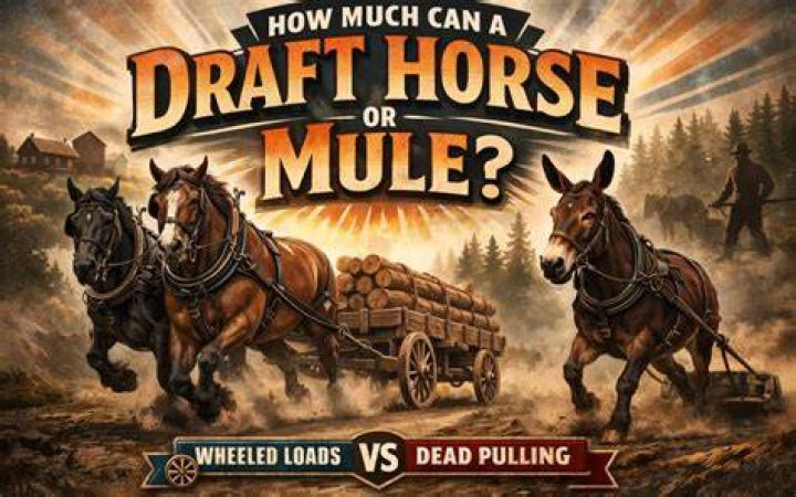 How fast can a mule pull a wagon?