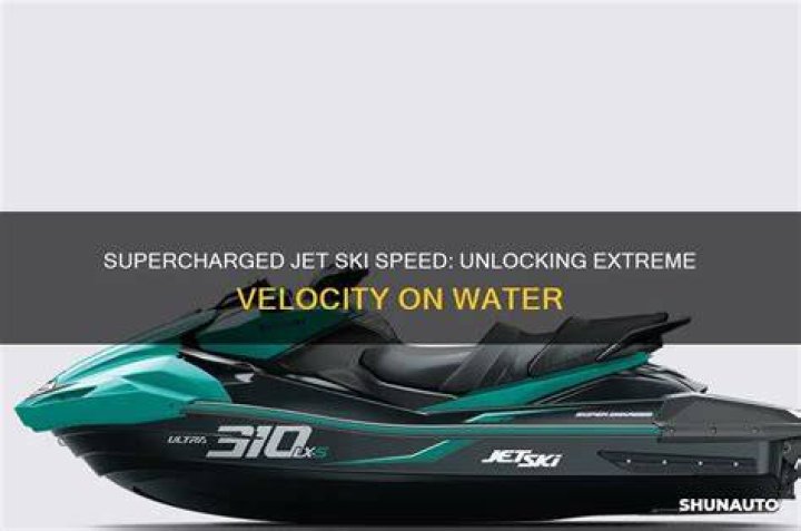 How fast does a 170 HP jet ski go?