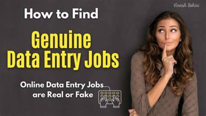 How genuine are online data entry jobs?