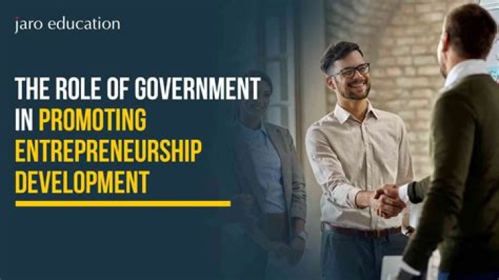 How government is promoting entrepreneurship?
