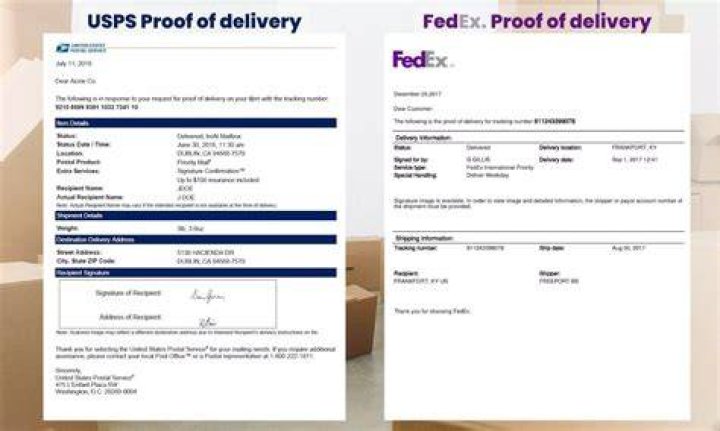How important is proof of delivery?