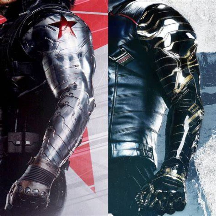 How is Bucky's arm attached?