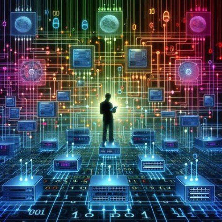 How is information transmitted from digital bits to an end user?