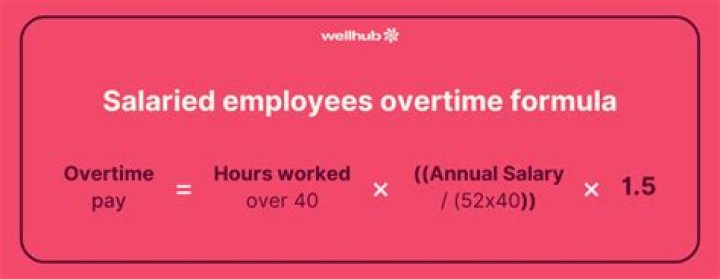 How is overtime calculated for salaried employees?