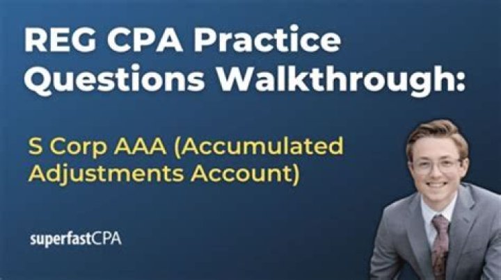 How is S Corp AAA calculated?