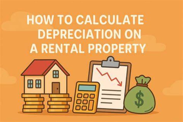 How is the depreciation of a rental property calculated?