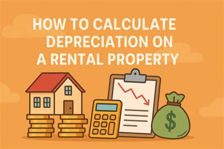 How is the depreciation of a rental property determined?