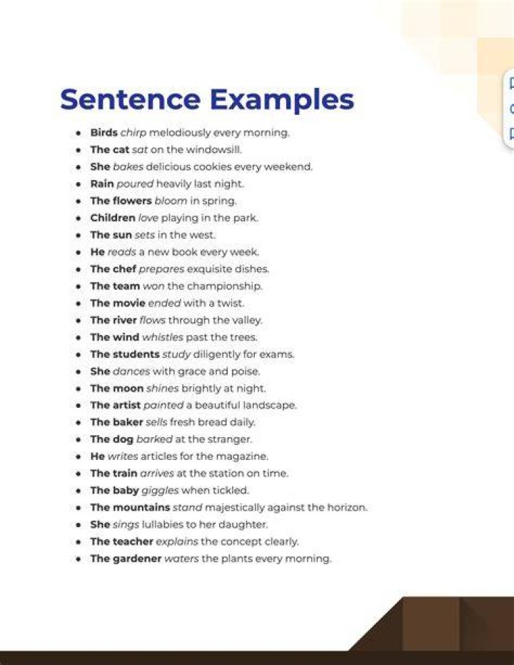 How is the word work used in a sentence?
