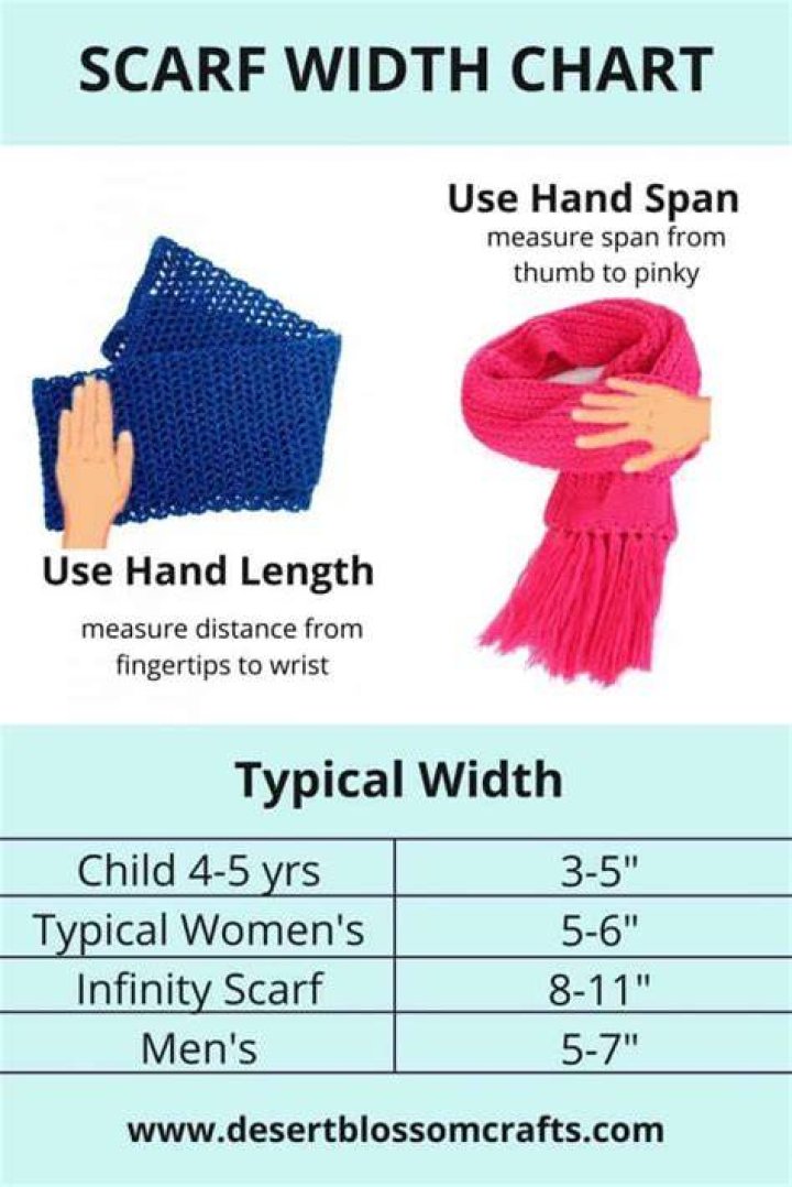 How long and wide should a scarf be?