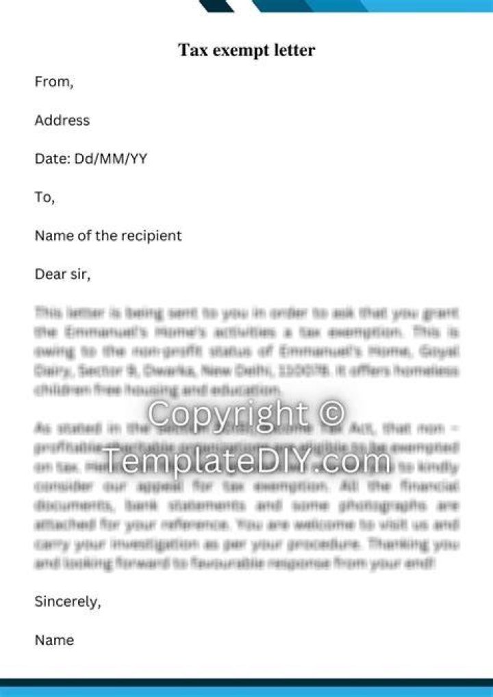 How long are tax exempt letters good for?
