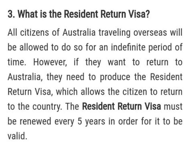 How long can an Australian citizen stay out of the country?