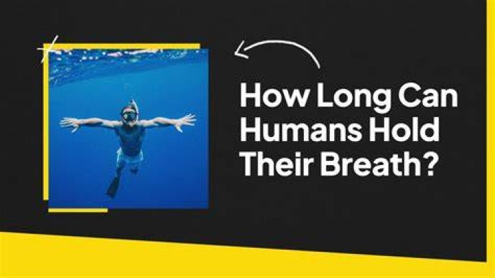 How long can humans hold their breath?
