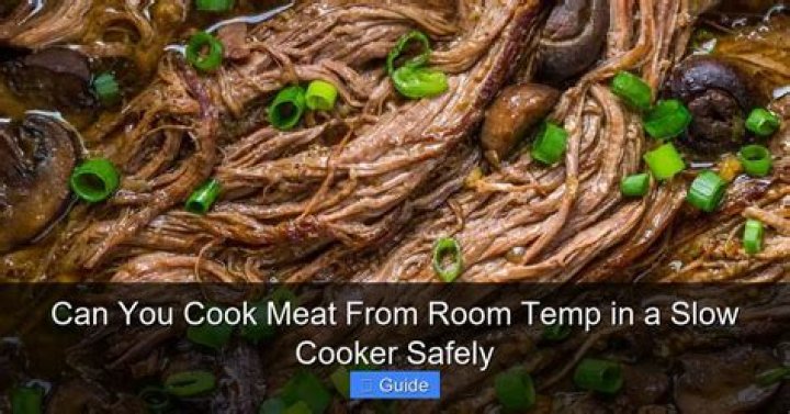 How long can you cook meat in a slow cooker?
