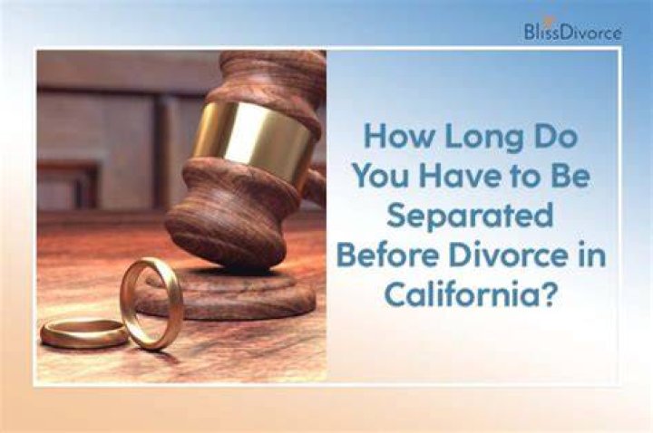How long do you have to be separated from your spouse to be considered divorced?