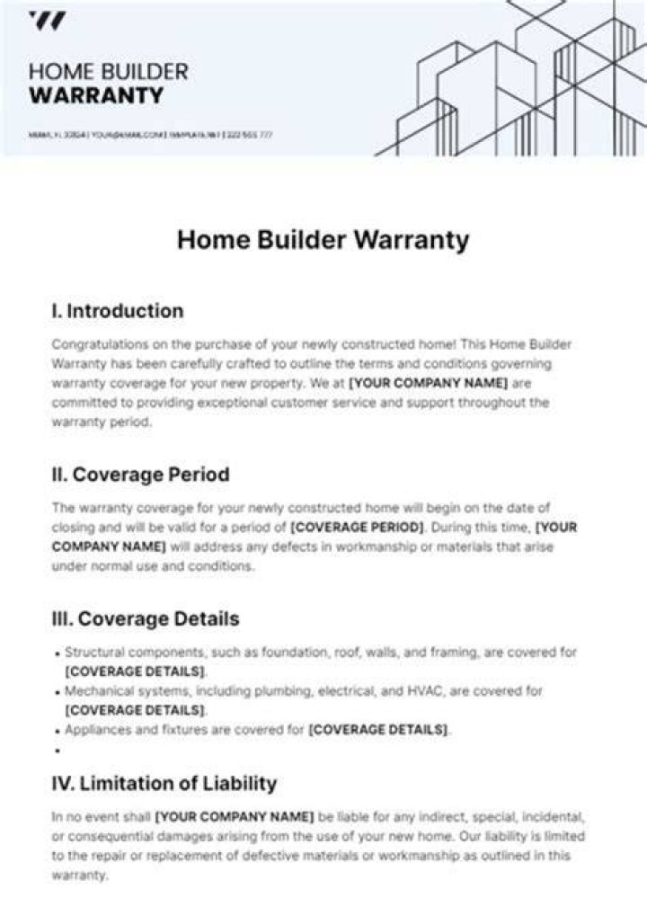 How long does a new build warranty last?