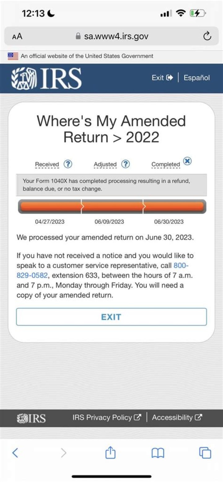 How long does an Efiled amended return take?