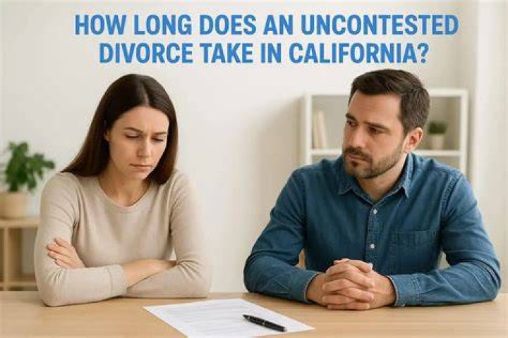 How long does an uncontested divorce last?