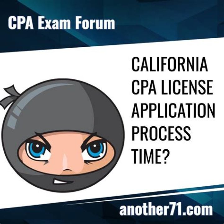 How long does California CPA application take?