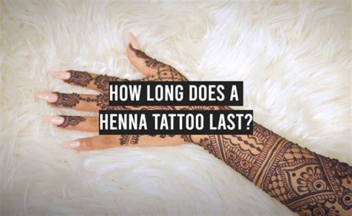 How long does henna last on face?