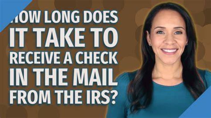 How long does it take for a paper check to come in the mail from IRS?