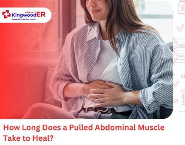 How long does it take for abdominal muscles to heal after pregnancy?
