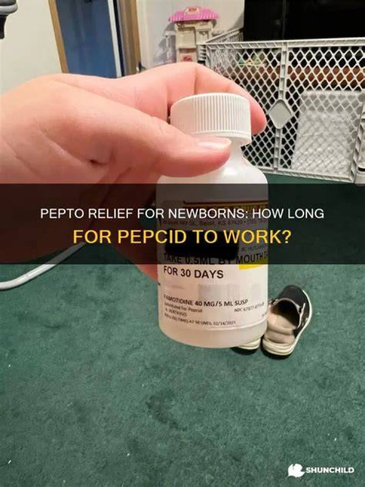 How long does it take for Pepcid to work?