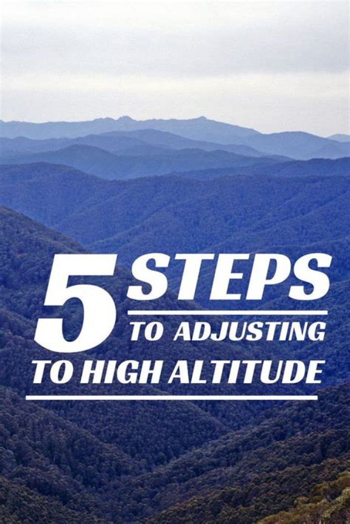 How long does it take to adjust to high altitude?