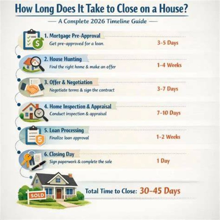 How long does it take to close on a brand new house?