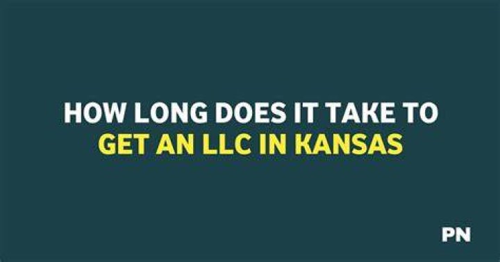 How long does it take to get LLC in Kansas?