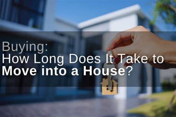 How long does it take to move into a house after buying it cash?