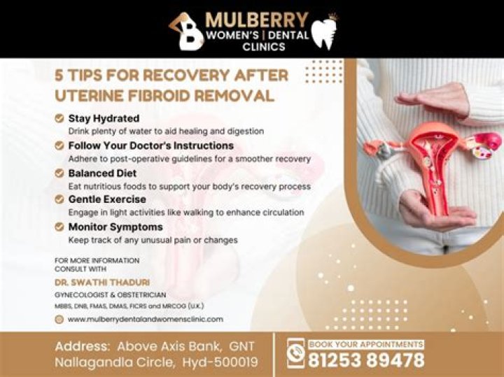 How long does it take to recover from fibroid removal?