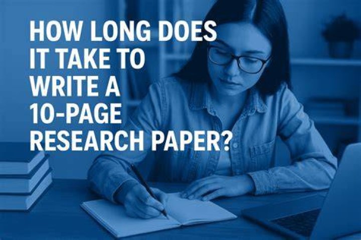 How long does it take to write a 7 page research paper?