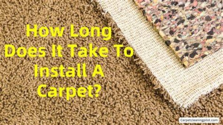 How long does new carpet settle?