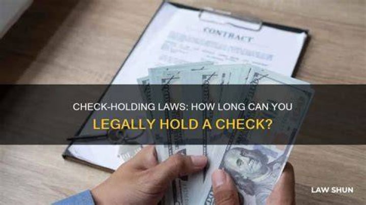 How long is a check hold?