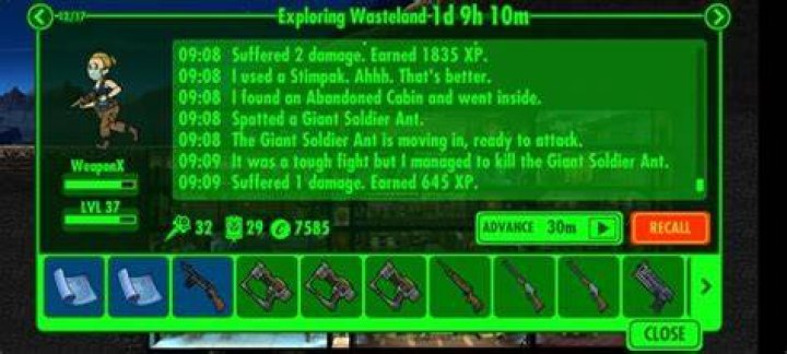 How long should I leave dwellers in the wasteland?