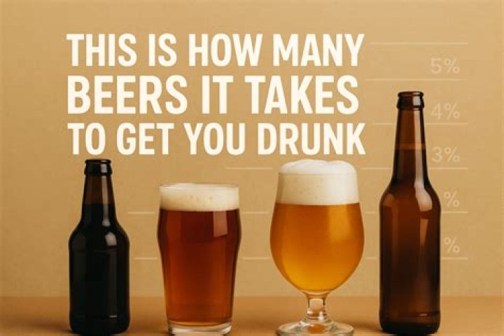 How many beers does it take to get drunk 180 lbs?