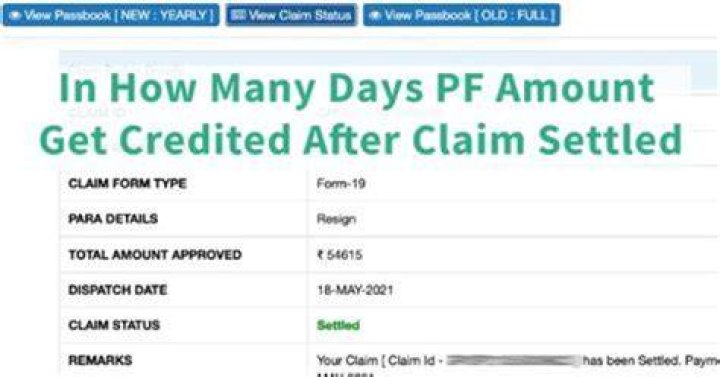 How many days check will be credited?