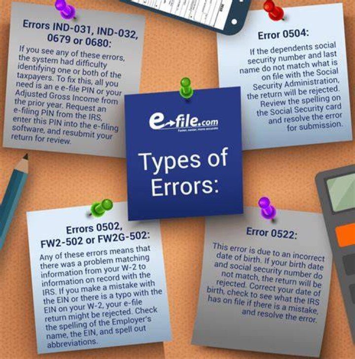 How many days do you have to fix an e file rejection?