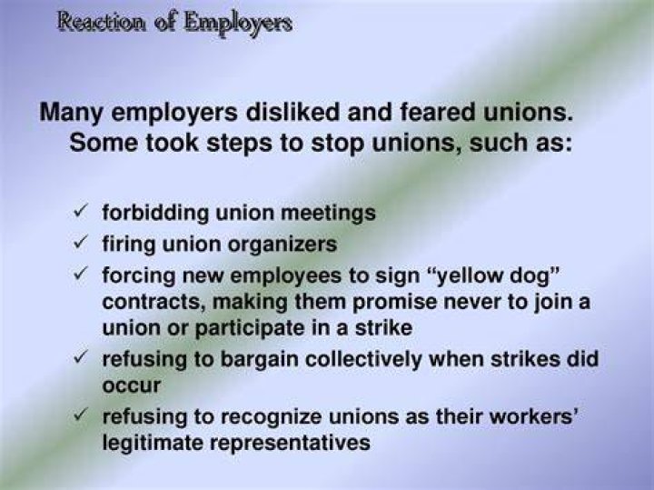 How many employees are needed to recognize a union?