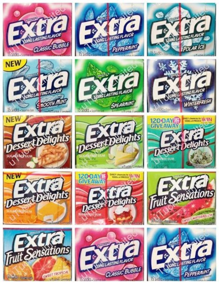 How many flavors of gum is there?