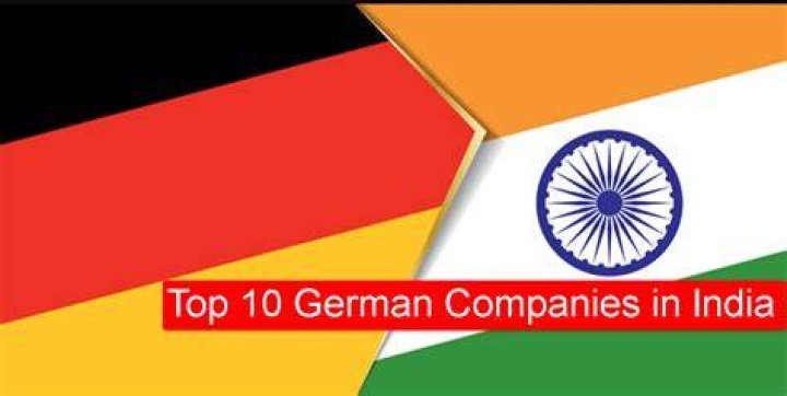 How many German companies are in India?