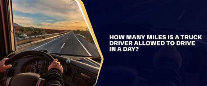How many miles does a semi truck driver drive?