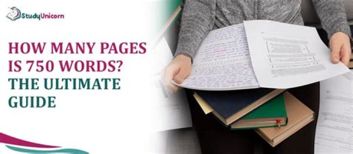 How many pages is 750 words single spaced?