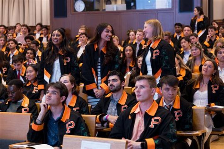 How many people are in a Princeton class?