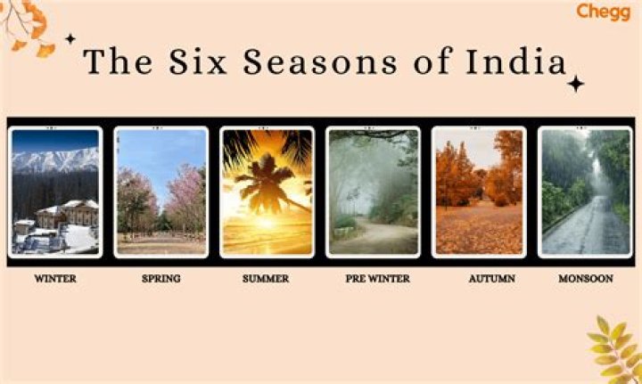 How many seasons are there in India?
