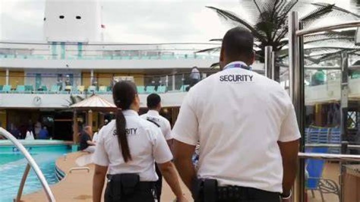 How many security officers are on a cruise ship?