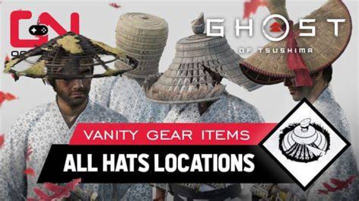 How many straw hats are there ghost of Tsushima?