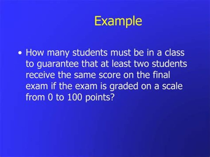 How many students must be in the class to guarantee that at least 2 students receive the same score on the final exam if the exam is graded on a scale from 0 to 150?