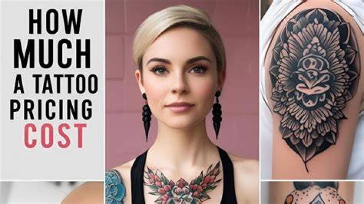 How many tattoos does the average female have?