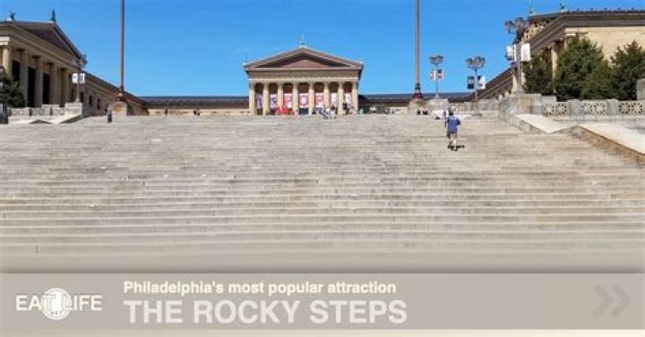 How many times did Rocky run up the stairs?